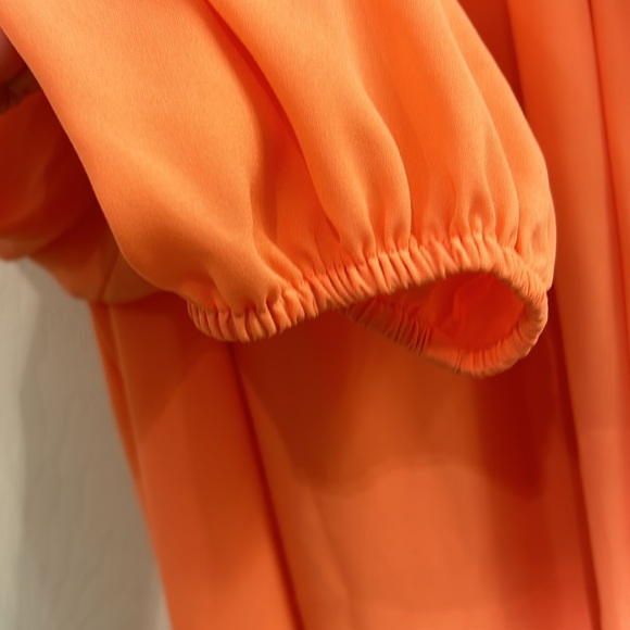 INC Long Sleeved, Semi-Sheer, Cold Shoulder Tops w/Gold Sequined Trim-SZ-Medium - Picture 4 of 5